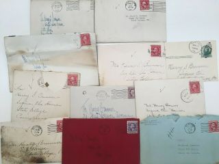 10 Handwritten Love Letters 1920 To Student At Penn State College