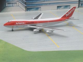 Avianca Colombia Airlines Boeing 747 Hk - 2000 1/400 Scale Model Aeroclassics
