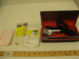 Vintage Norelco Hp 1131 Electric Shaver Tripleheader Hp1131 With Case Papers