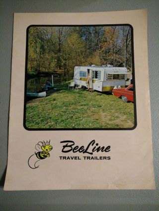 Vintage Sales Brochure: Beeline Camper/ Travel Trailers
