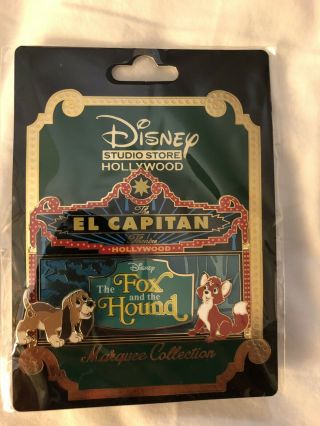 Disney D23 Expo 2019 Dssh Dsf El Capitan Theatre Marquee The Fox & The Hound Pin