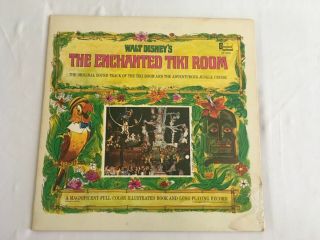 Walt Disney’s Vinyl The Enchanted Tiki Room Jacket Book St 3966 1968 Bart Doe