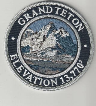 Grand Teton Mountain Souvenir Wyoming Patch