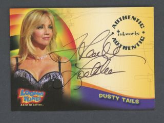 Inkworks Looney Tunes Dusty Tails Heather Locklear Auto Autograph