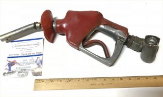 Vintage Tokheim Gas Pump Handle Nozzle Model No.  746