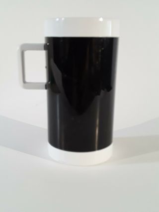 Vintage Braniff International Airlines Black And White Coffee Expresso Cup Mug