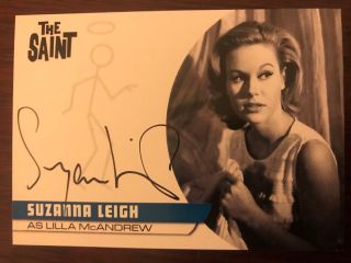 The Saint Series 2: Autograph Card: Suzanna Leigh As Lilla Mcandrew - Black Ink