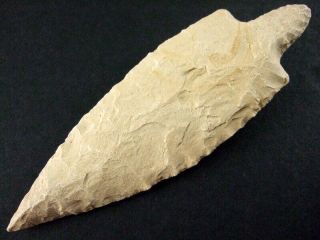 Fine Authentic 5 1/8  Collector Grade Tennessee Turkeytail Point Arrowheads