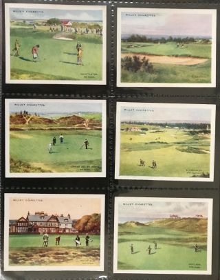 1924 W.  D.  & H.  O.  Wills: GOLFING set of 25 Large Cards 3