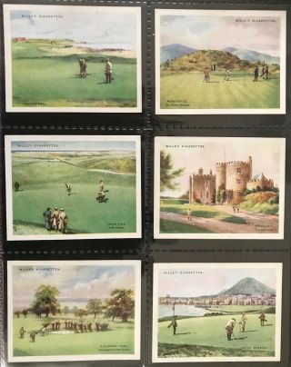 1924 W.  D.  & H.  O.  Wills: GOLFING set of 25 Large Cards 5