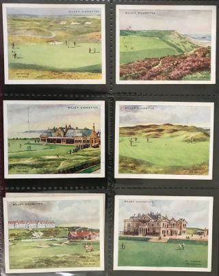 1924 W.  D.  & H.  O.  Wills: GOLFING set of 25 Large Cards 7