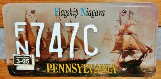 Rare 2005 Pennsylvania License Plate,  Flagship Niagara