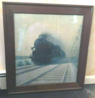 Missouri Pacific Railroad Sunshine Special Print Poster Frame Nameplate