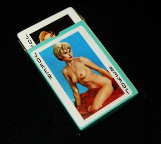 50s vtg Naughty Playing Cards pinup models Bettie Page rockabilly swing vlv 2