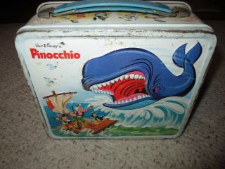 1971 Walt Disney Pinocchio Metal Lunch Box 3