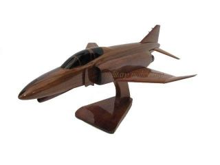 Usaf Usmc Navy Air Force Douglas F - 4 Phantom Jet Fighter Wood Wooden Model