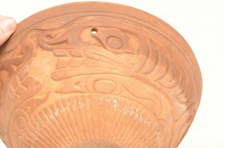 Art Pottery Bowl planter dish Pacific Northwest Coast Art tribal pot 7