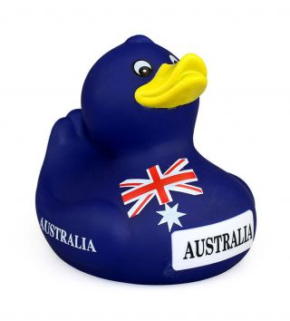 Australian Flag Rubber Duck