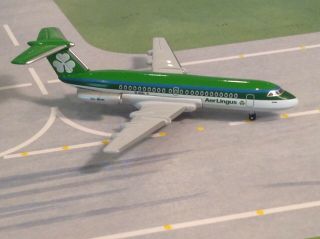 Aer Lingus Irish Airlines Bac - 111 Ei - Anh 1/400 Scale Model Aeroclassics