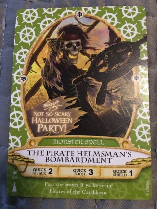 The Pirate Helmsman Card.  Mnsshp P5.  Sorcerors Of The Magic Kingdom.