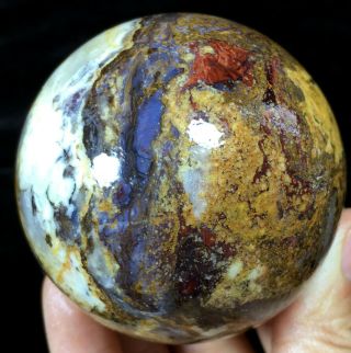 Wow 393g Natural Rare Pietersite Crystal Sphere Ball Healing N570