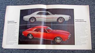 ORIG.  1968 FIREBIRD 400,  350,  H.  O.  & SPRINT AUTO BROCHURE / 12 PAGES 4