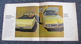 ORIG.  1968 FIREBIRD 400,  350,  H.  O.  & SPRINT AUTO BROCHURE / 12 PAGES 5