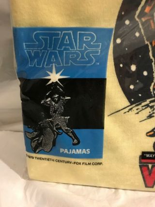Vintage 1979 Star Wars Empire Strikes Back Pajamas Boys Size M (6 - 7) 2