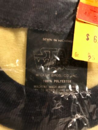 Vintage 1979 Star Wars Empire Strikes Back Pajamas Boys Size M (6 - 7) 4