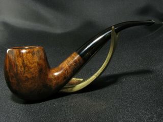 COMOY ' S made H.  T.  L.  Hiland Fine Grain 184 English bent pipe from 1950 - 70s 2