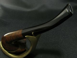 COMOY ' S made H.  T.  L.  Hiland Fine Grain 184 English bent pipe from 1950 - 70s 8