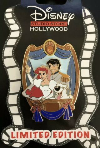 Dssh Dsf Disney Little Mermaid Ariel Eric Wedding Pin Max Limited Edition Le300
