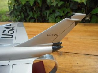 1:72 Scale B - 58 HUSTLER WOODEN MODEL “ THE PULASKI HUSTLER ” w/ Stand 3