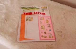 Reserved Vintage Stationery Stationary Letter Set With Stickers