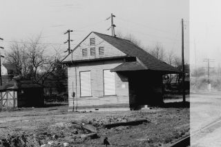 B&w Railroad Negative - Set Of 2 - B&o Eddystone,  Pa Train Stn - No Date