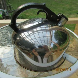 Paul Revere Ware 3 1/2 Qt Whistling Tea Kettle Made In Rome Ny Usa