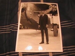 1929 Rare Charles Lindbergh Photo First Air Mail From Florida To Panama