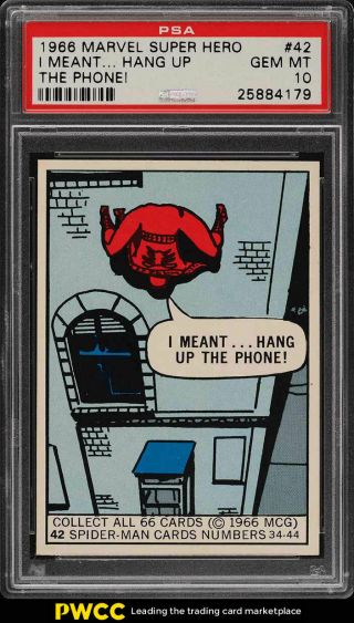 1966 Marvel Heroes I Meant Hang Up The Phone 42 Psa 10 Gem (pwcc)