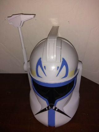 2008 Lfl Hasbro Star Wars Captain Rex Clone Trooper Talking Voice Changer Helmet
