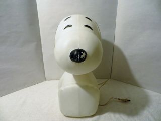Vintage SNOOPY PEANUTS LIGHTED BLOW MOLD Christmas / Year - Round Decor; 4