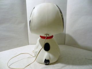 Vintage SNOOPY PEANUTS LIGHTED BLOW MOLD Christmas / Year - Round Decor; 6