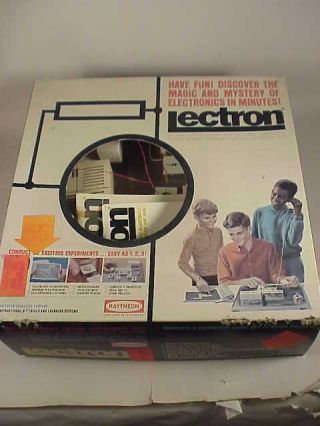 Rare Vintage Raytheon Lectron Transistor Radio Kit Series 3