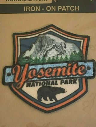 Yosemite National Park Half Dome Iron On Patch Nip Souvenir