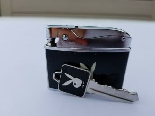 Vintage Ny Playboy Club Key And Lighter With Bonus Vintage Thunderbird Key Case