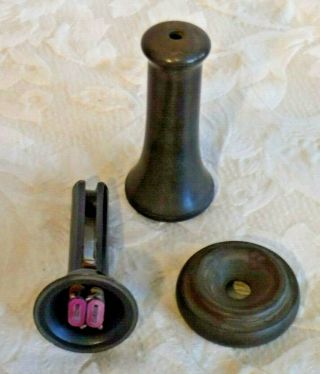 Brown Bakelite Telephone Receiver for Antique Vintage Candlesticks Wall Phones 5