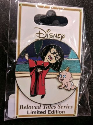 Disney D23 Dsf Dssh Beloved Tales Pin Incredibles 2 Edna Jack Le 300 In Hand
