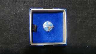 Vintage Grumman 5 Year Service Pin With Pearl 10k Gold