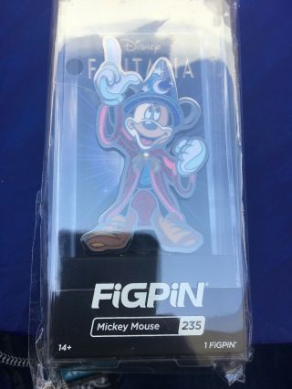 Disney Figpin Fantasia Mickey Mouse Pin 2019 D23 Expo Exclusive Le 1000