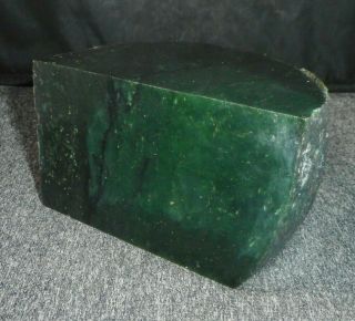 Washington State Abssolute Green Jade Rough w/ Chrome,  Translucency,  3,  Pounds. 3