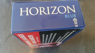 vintage tobacco cigarette tin horizon blue 5
